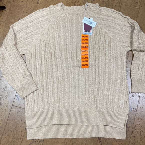 🌺SOLD OUT🌺2 “Blue Grey” cable knit sweater - Picture 6 of 16